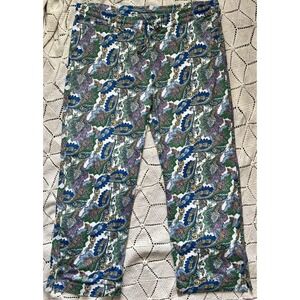 100% Cotton Vera Bradley 3XL Paisley Lounge Pants Relaxed‎ Straight Plus Size